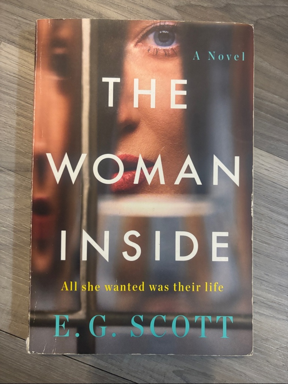The Woman Inside by E. G. Scott - Paperback - Blue & Brown Cover